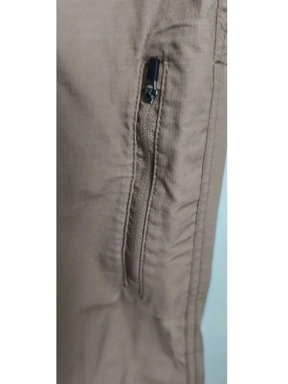 Vuori Ripstop Climber Pants Men's W34 Rust Terracotta Drawstring Zip Pocket